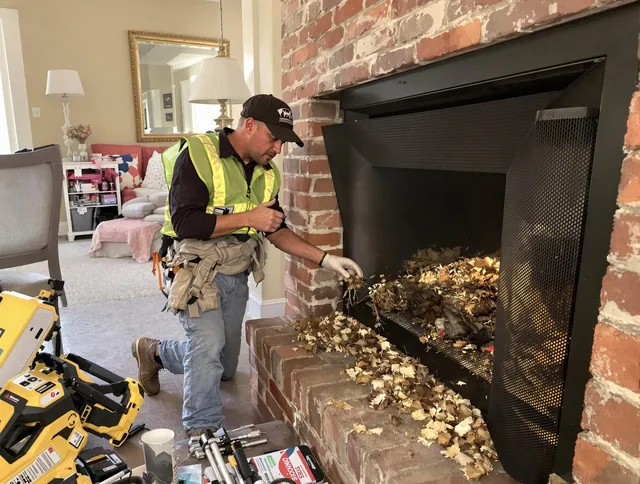 Safe screening installation by Richmond Heights Chimney Sweep in Richmond Heights, OH