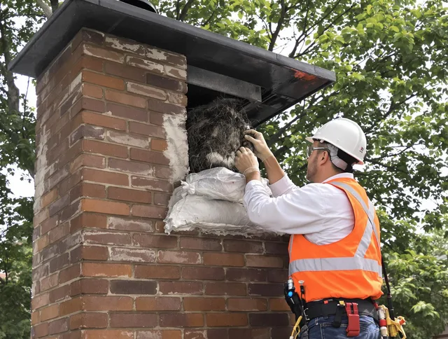 Humane removal of debris and animals by Richmond Heights Chimney Sweep in Richmond Heights, OH