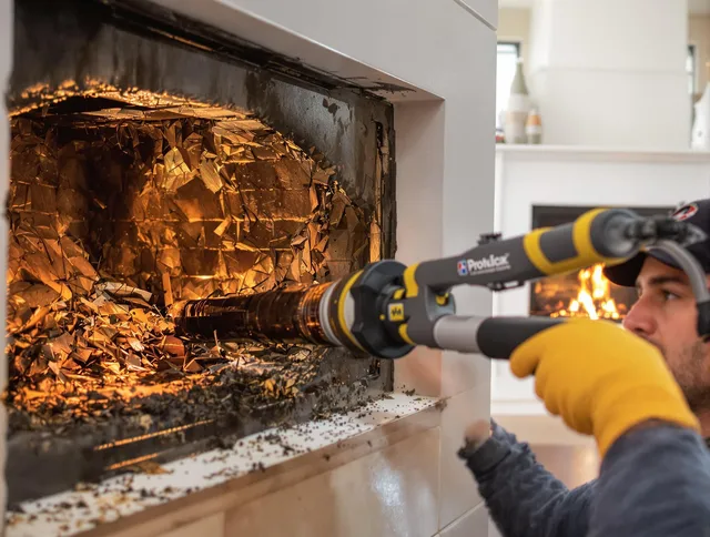 Professional chimney cleaning by Richmond Heights Chimney Sweep in Richmond Heights, OH