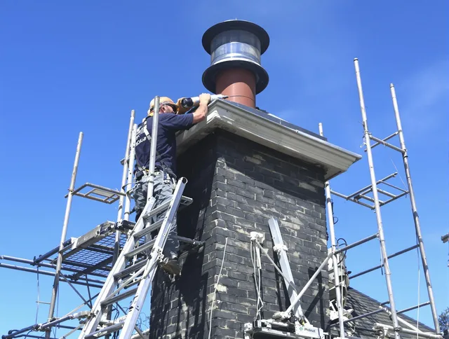 Sturdy chimney crown finished by Richmond Heights Chimney Sweep in Richmond Heights, OH