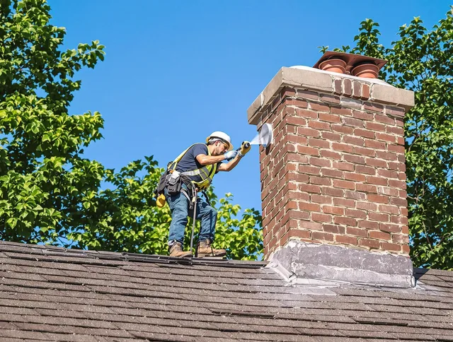 Richmond Heights Chimney Sweep performing an inspection with advanced tools in Richmond Heights, OH