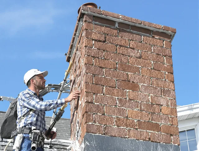 Brickwork for a chimney rebuild by Richmond Heights Chimney Sweep in Richmond Heights, OH