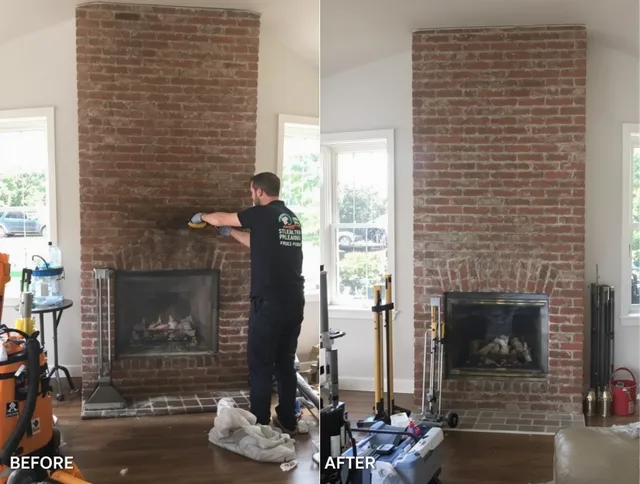 Finished chimney sweeping service by Richmond Heights Chimney Sweep in Richmond Heights, OH