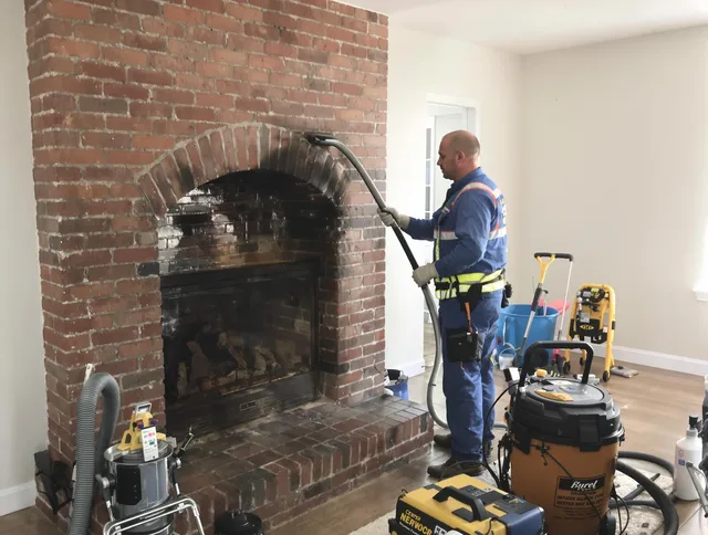 Richmond Heights Chimney Sweep expert performing detailed chimney sweep in Richmond Heights, OH