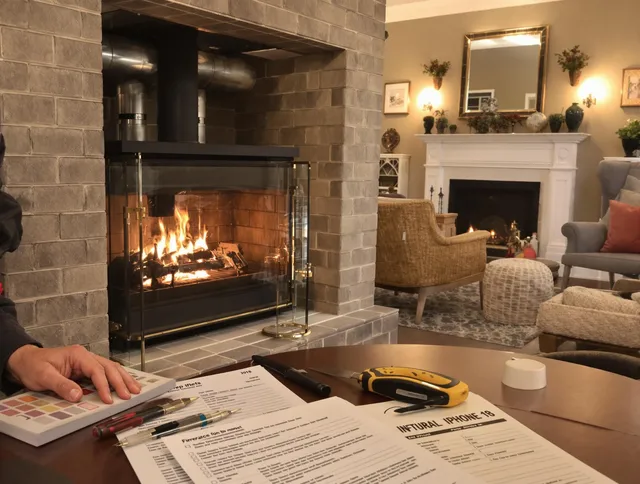 Richmond Heights Chimney Sweep verifying fireplace safety measures in Richmond Heights, OH