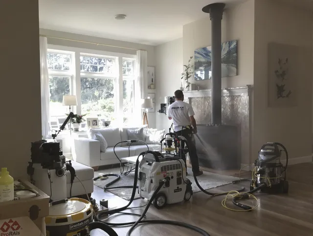 Soot removal service by Richmond Heights Chimney Sweep for a fireplace in Richmond Heights, OH